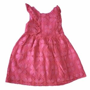 Genuine Kids Dark Pink Lace Dress sz 2T Girls